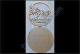 2D - Butterfly Welcome Sign
