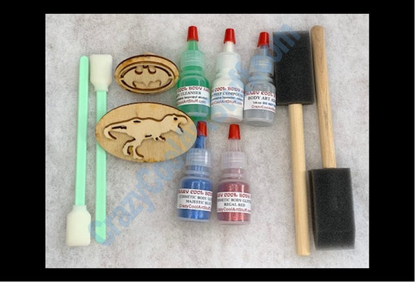 Body Art Kit - Batman & T-Rex