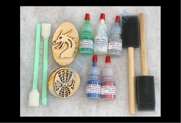 Body Art Kit - Dragon & Spiderman