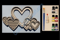 Horizontal Hearts - 3D