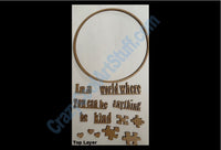 Be Kind with Puzzle Pieces - 3D