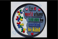 Be Kind with Puzzle Pieces - 3D