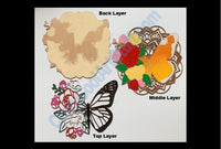 Butterfly Floral - 3D
