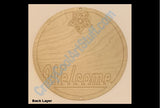 Butterfly Welcome Sign - 3D
