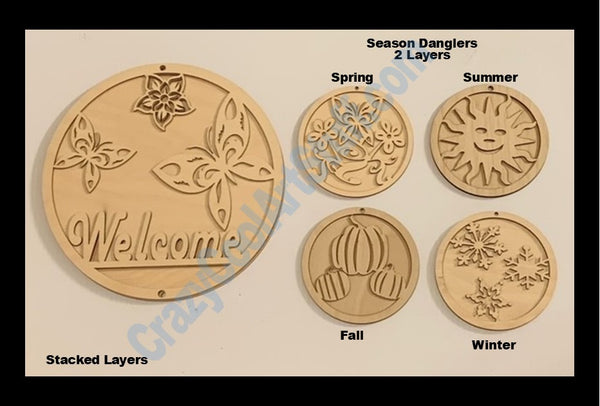 Butterfly Welcome Sign - 3D