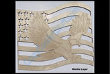 Eagle Flag - 3D
