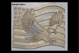 Eagle Flag - 3D