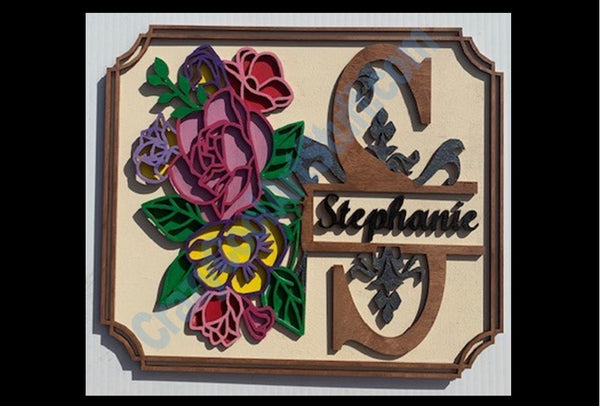 Floral Monogram