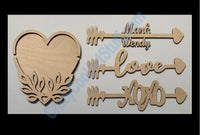 Heart with Changable Arrows - 2D