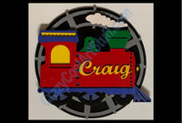 Train Name Plaque